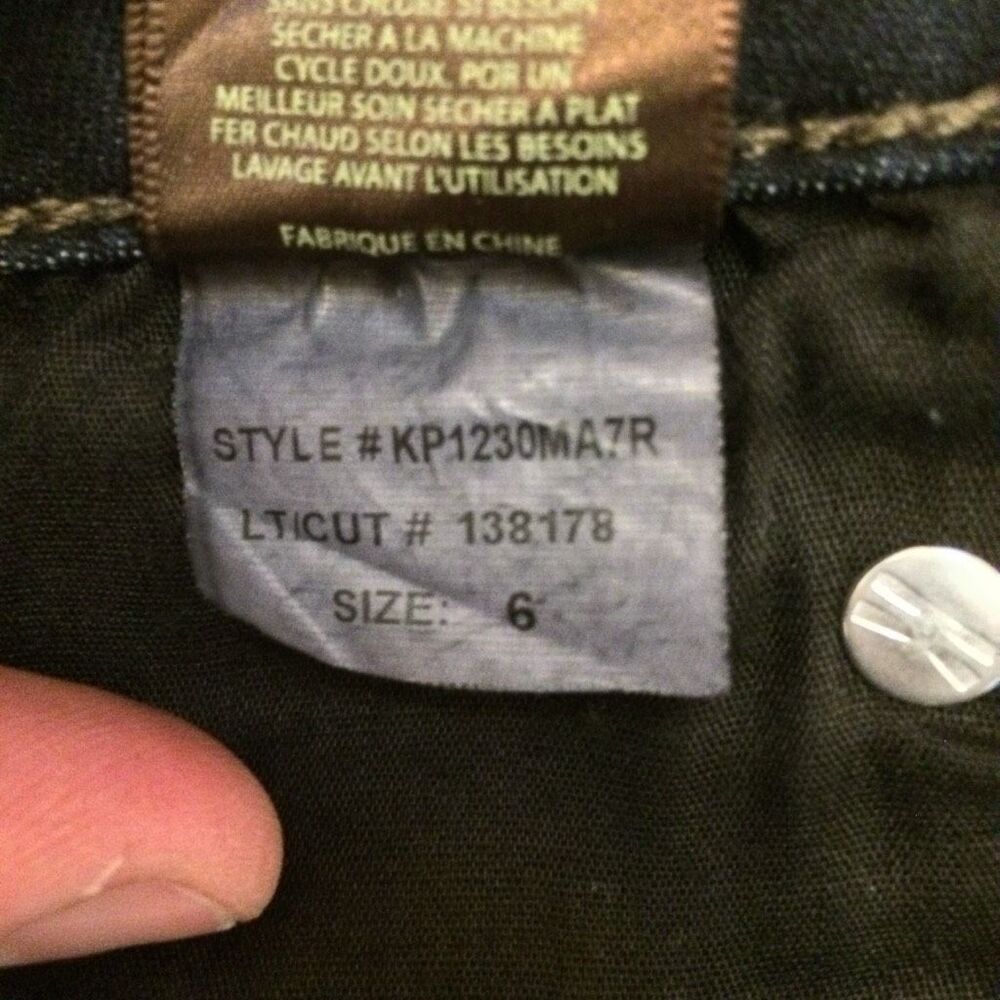 Kut Carlo ankle skinny blue jeans size 6 - Picture 12 of 13